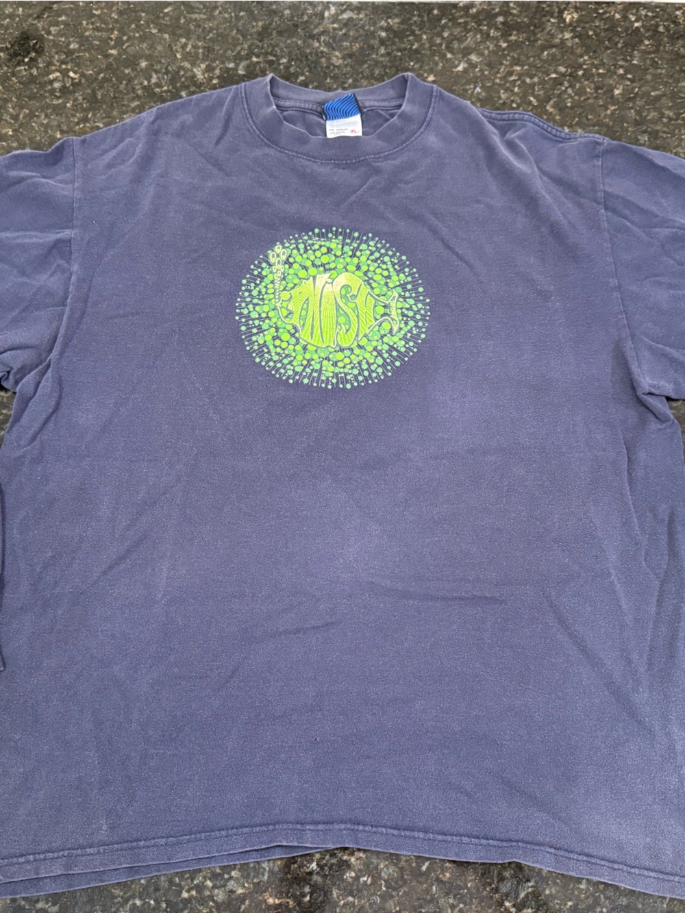 Vtg 1990s Phish Long Sleeve T-shirt Mens Xl 90s Band Tee Hippy Tour Concert